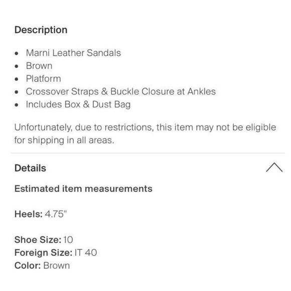 Marni Light Brown Leather Sandals/Wedge shoes Size USA 10 Italy 40 - Picture 5 of 5